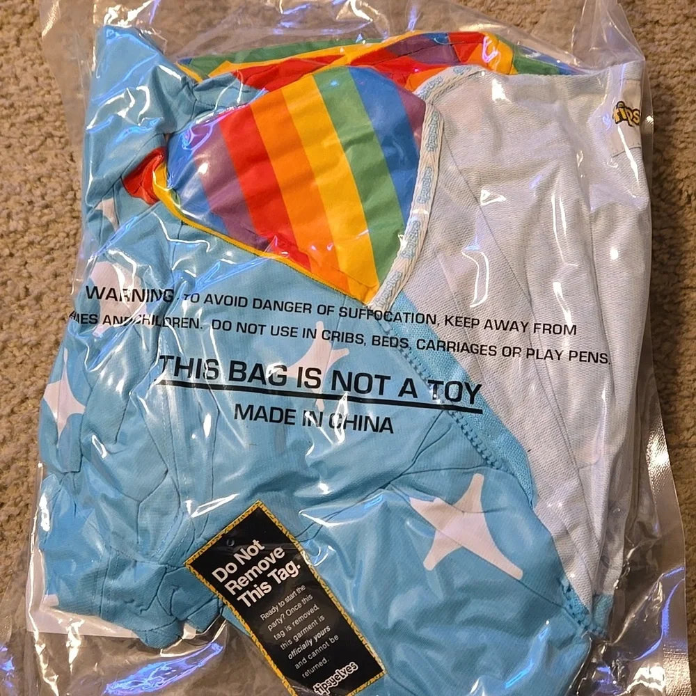 New Unisex Tipsy Elves Rainbow Onesie - Picture 14 of 14